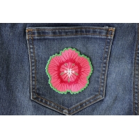 Pink and Green Flower Patch