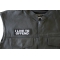 I live to Offend Patch I Live to Offend Patch - 4x1.5 inch. Embroidered Iron on Patch shown on leather vest