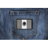 Mexican Flag in Black White and Gray Mexican Flag in Black White and Gray