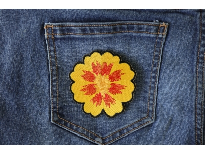 Orange Yellow Flower Patch