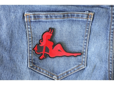 Red Devil Girl Patch