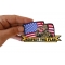 Respect the flag Soldier Salute Patch Respect the flag Soldier Salute Patch shown on hand for size comparison