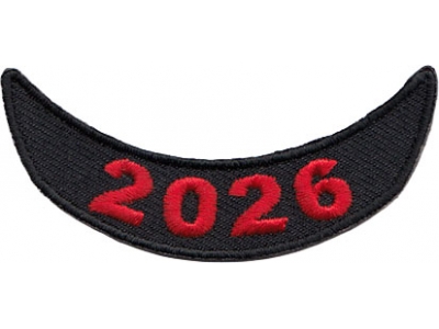 2026 Lower Rocker Red Year Patch