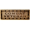 Combat Veteran Oak Wood Patch