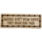 Heroes Don't Wear Capes They wear Dog Tags Wood Oak Patch