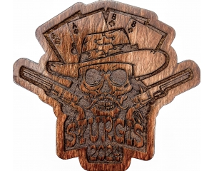 Sturgis 2024 Wild Bill Aces and Eights Small Wall Decor
