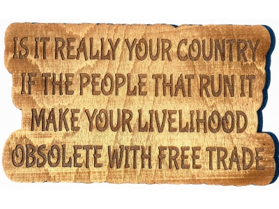 Is it really your country wood wall sign