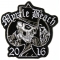 Myrtle Beach 2016 Tall Hat Skull Patch