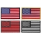 4 Inch American Flag Patches Set Of 4 Embroidered US Flags