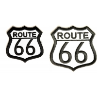 Route 66 Patches 2 Piece Set