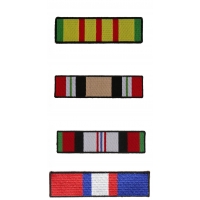 US Armed Forces Service Ribbon Patches For Vietnam Iraq Afghanistan Kosovo