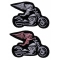 Angel Biker Patch Set Of 2 Motorcycle Angel Patches