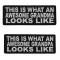 Awesome Grandma and Grandpa Funny 2 Piece Patch Set