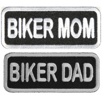 BIKER MOM And BIKER DAD Patches