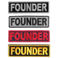 Founder Patches 4 Colors