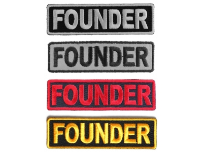 Founder Patches 4 Colors
