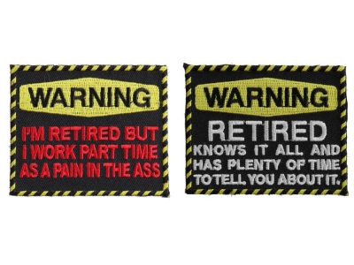 Funny Retired People's Patches