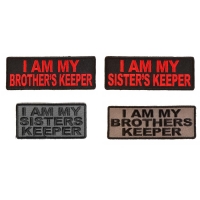 I Am My Brothers Keeper And I Am My Sisters Keeper Patches Set Of 4