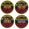 In Memory Of Old Wars 4 Piece Patch Set