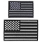 Small Reflective American Flag Patch Set Of 2 US Flag Patches
