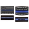 Thin Blue Line Patches Set Of 4 For Police