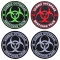 Zombie Outbreak Response Team Patches 4 Pack Halloween Favorite
