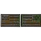 Camo American Flag Patches Left and Right Set