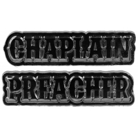 Christian Pins Set of 2 - Chaplain and Preacher Pins