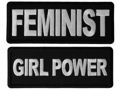 Feminist Girl Power Iron on Patch Set