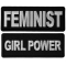 Feminist Girl Power Iron on Patch Set
