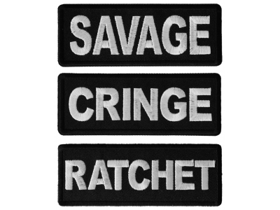 Millennial Saying Patches Set of 3