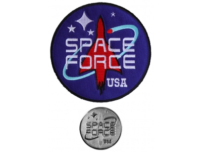 Space Force Pin and Patch