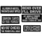 Naughty Rude Toxic Sayings for the Guys Iron on or Sew on Embroidered Patches Set of 6