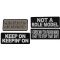 Toxic and Proud Sayings Iron-on or Sew-on Embroidered Patches Set of 4
