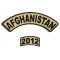 Afghanistan 2012 Rocker Patch 2 Pieces