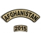Afghanistan 2015 Rocker Patch 2 Pieces
