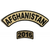 Afghanistan 2016 Service Year Patch Set