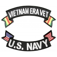 Vietnam Era Vet US Navy 2 Piece Large Back Patch Set | US Military Vietnam Veteran Patches Vietnam Era Vet US Navy 2 Piece Large Back Patch Set | US Military Vietnam Veteran Patches