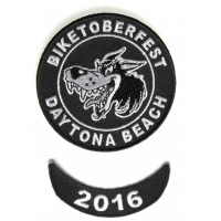 Biketoberfest 2016 Crazy Wolf Patch