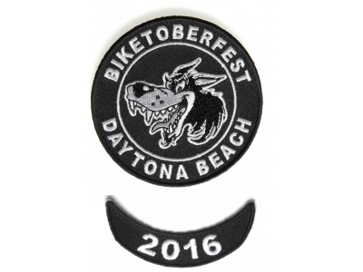 Biketoberfest 2016 Crazy Wolf Patch