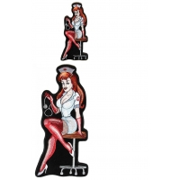Sexy Nurse Patches Set Of Small And Large