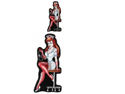 Sexy Nurse Patches Set Of Small And Large