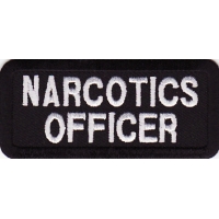 Narcotics Officer Patch Narcotics Officer Patch