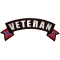 Veteran Rebel Flag Rocker Patch