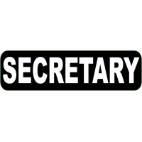 Secretary Sticker