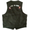  shown on leather vest