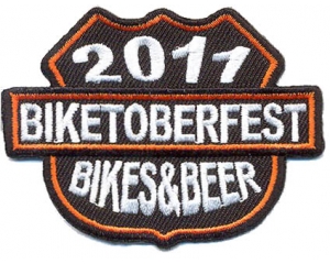 Biketoberfest 2011 Patch Bikes Beer Shield