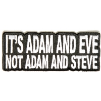 It's Adam And Eve Not Steve Patch It's Adam And Eve Not Steve Patch
