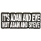 It's Adam and Eve Not Steve Patch