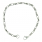 Thin Stainless Steel Chain Shackle Bracelet